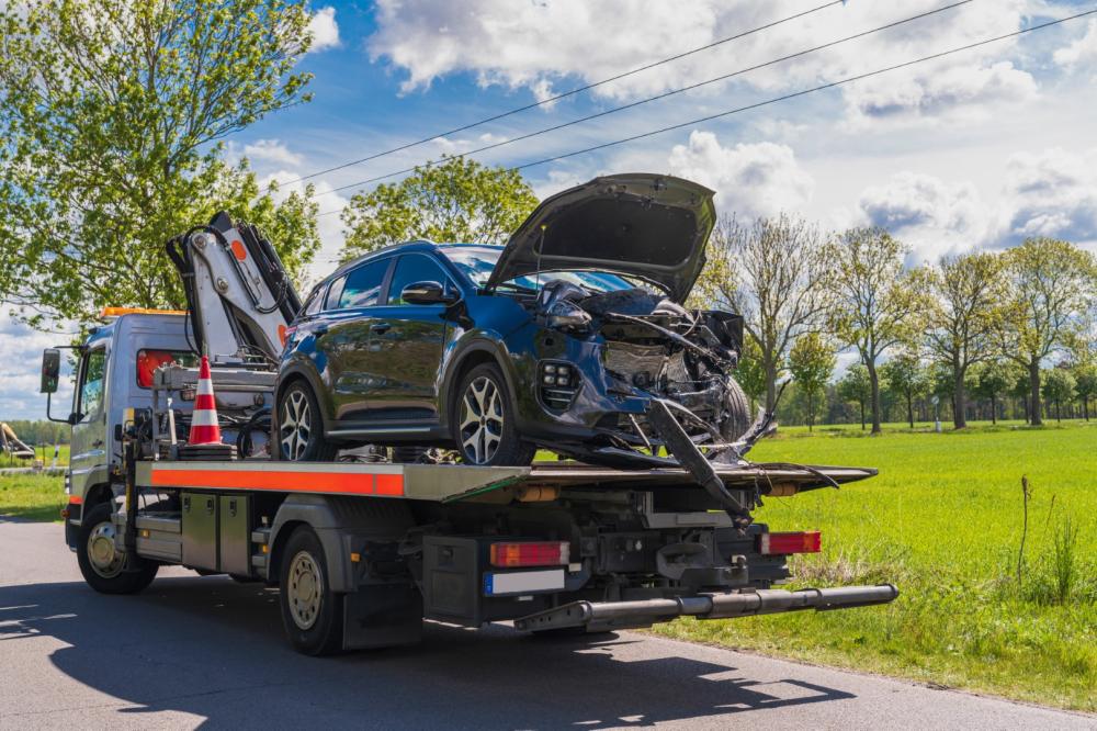 remorquage voiture accidenté