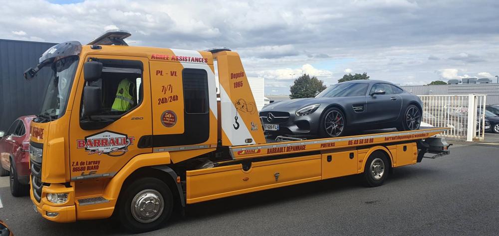 remorquage mercedes